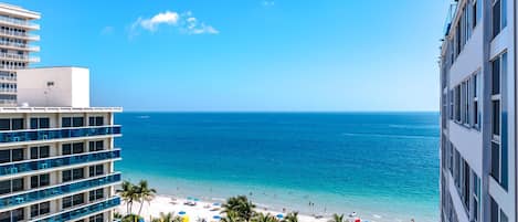 Vista para a praia ou o mar