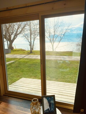 Lake view from living room 