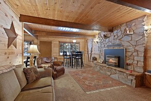 Spruce Fly ~ propane fireplace