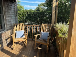Front porch seating area