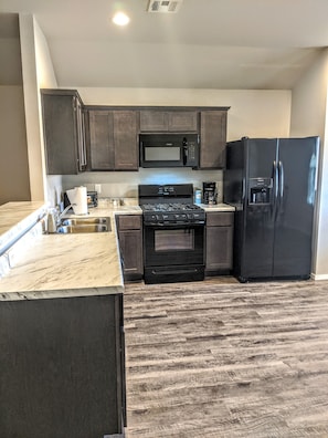 Open concept kitchen