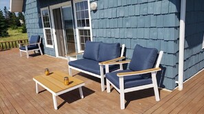 Long, relaxed conversations are always better at the cottage.
