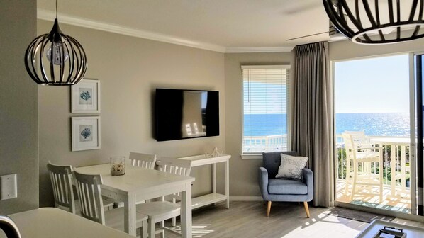 Living Room with Beautiful View of Gulf