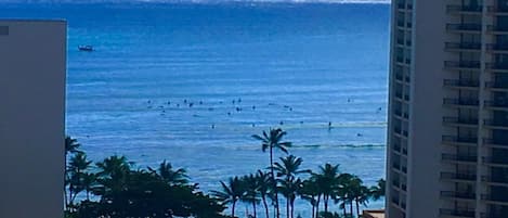 Vista para a praia ou o mar