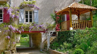 Hütten in einer Mühle an der Dronne - La Gloriette