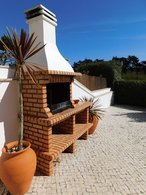 Great outdoor cooking area