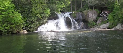 Norton Falls...the sound of waterfalls is known to cause unplanned naps!