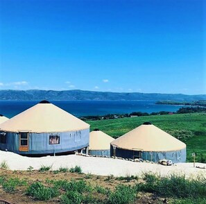 Enjoy the amazing view of Bear Lake right from your window