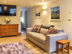 Cosy living room with wood burner | Midge - Lower Trembath, Buryas Bridge, near Penzance
