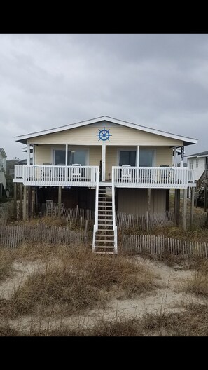 Beach view of front porch