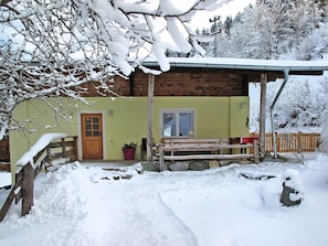 Snow, Property, Window, Building, Plant, Tree, Door, Cottage, House, Twig