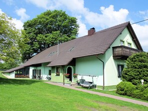 Building, Cloud, Sky, Plant, Window, Tree, House, Land Lot, Grass, Cottage