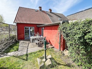 Roof, House, Shrub, Cottage, Home, Land Lot, Rural Area, Slope, Garden, Backyard