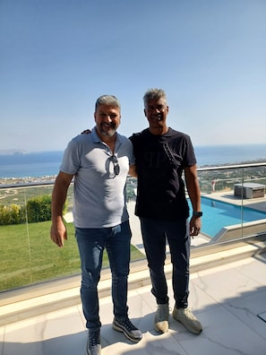 Frank Rijkaard was at the Villa Ada !!!