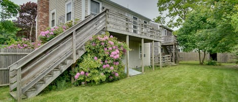 Falmouth Vacation Rental | 4BR | 3BA | 2,400 Sq Ft | Steps Required to Access