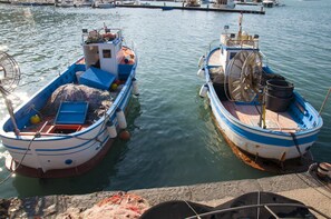 Barche da pesca al porto di Agropoli