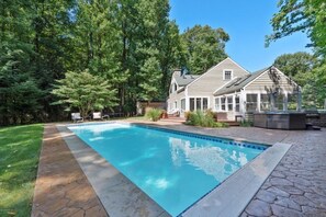 Large Salt Water Heated Pool