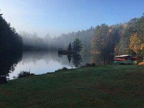 View of Private Alderbrook Lake 