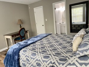 Master bedroom with working area
