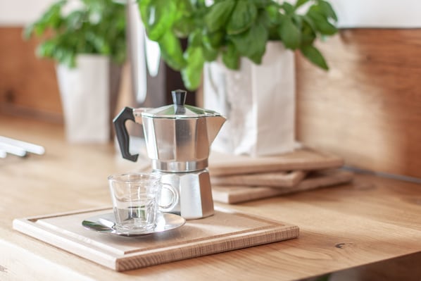 Kaffe och/eller kaffebryggare