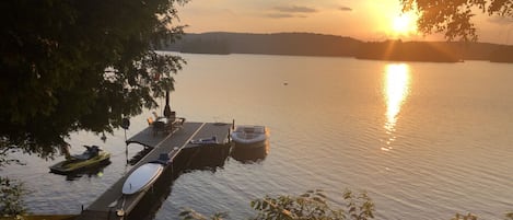 Beautiful Three Mile Lake sunrise!!