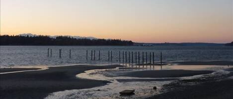 Tide out at sunset