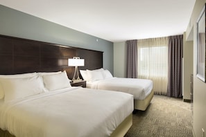 Drift to sleep in a comfortable bed after a wonderful day outside.