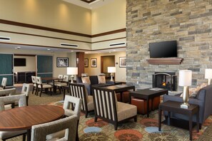 The welcoming lobby provides a lounge area for guests to relax.
