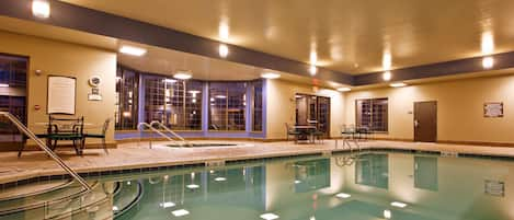 Enjoy the excellent on-site amenities including the indoor pool!