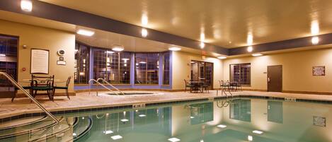 Enjoy the excellent on-site amenities including the indoor pool!