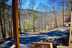 View from the Tiny Cabin with the Tiny Bunker in the distance (also rentable)