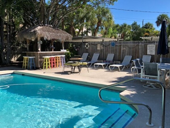 Private pool/ Tiki Bar