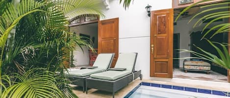 Lounge in your private plunge pool!