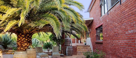 Outside Area with Patio and Firepit 
