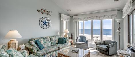 Oceanfront Living Room