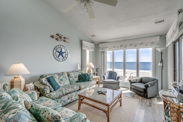 Oceanfront Living Room