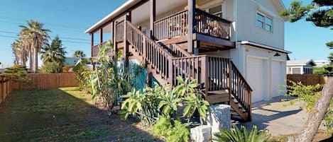 Beach Gear Credit Included With Your Stay!
No garage access