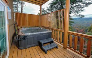 Steamy Hot Tub with Beautiful Views