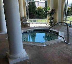 Indoor Hot Tub is open year round!