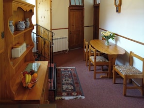 Convenient dining area | Penfound Country Cottage, Poundstock, near Bude