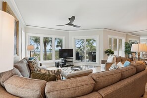 Living Room with Ocean Views at 310 Windsor Place