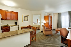 You will love the open living area.