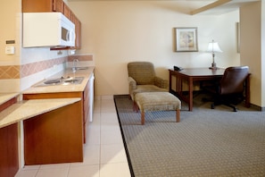 Prepare a meal in the equipped kitchen.