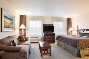 Drift to sleep in a comfortable bed after a wonderful day outside.