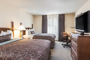 Drift to sleep in a comfortable bed after a wonderful day outside.
