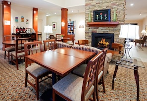 The welcoming lobby provides a lounge area for guests to relax.