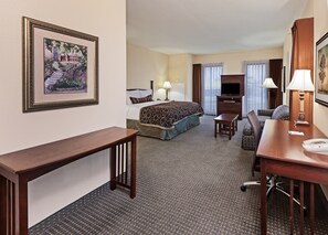 Enjoy the warm and cozy decor.