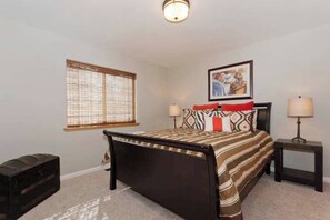 Main level Bedroom with queen bed