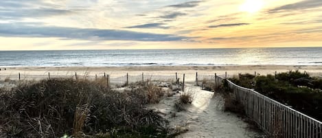 Early morning ocean view from back deck