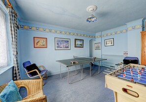 Games room ideal for the kids